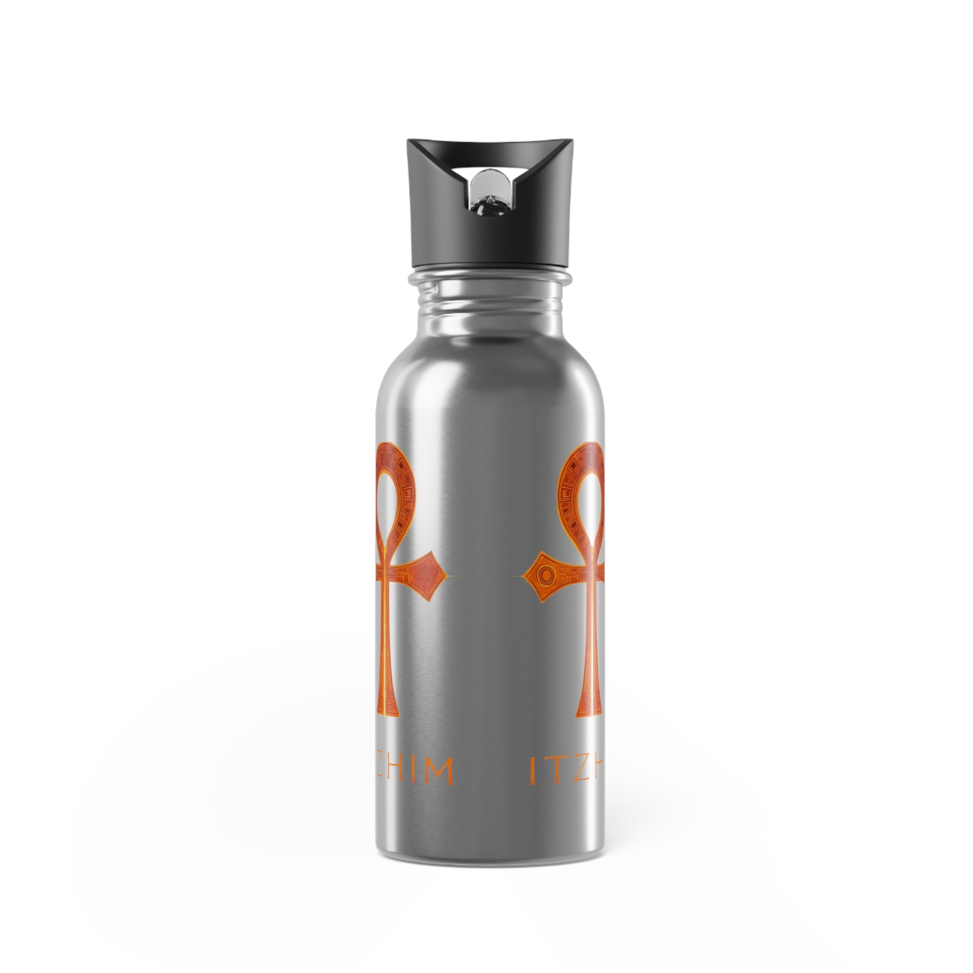 Stylish Stainless Steel Water Bottle, Ankh Design, Eco-Friendly Travel Mug, Ideal for Gym, Yoga, Hiking, Perfect Gift for Officials
